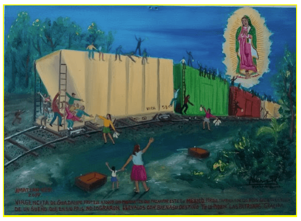 Ex voto from the Mexican painter Alfredo Vichis